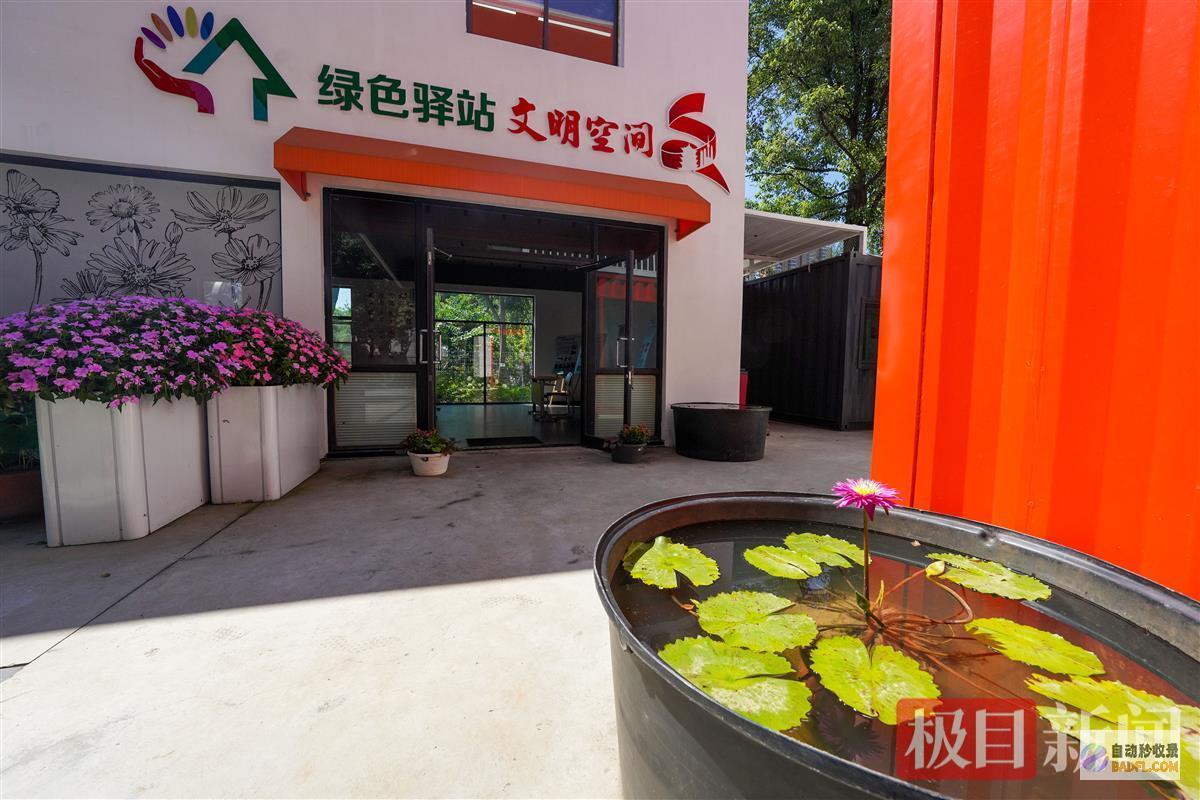 废除加油站 市区中的 绿野仙踪 炎炎夏日快来青山绿色驿站打卡吧 华美变身 (加油站取缔)
