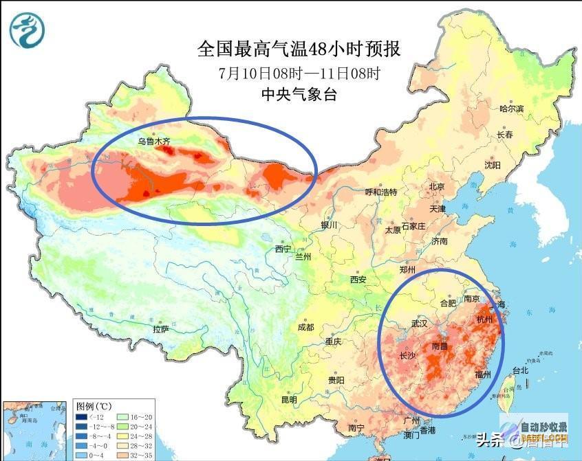 本轮强降雨高温继续发力大雨暴雨散布如下明天7