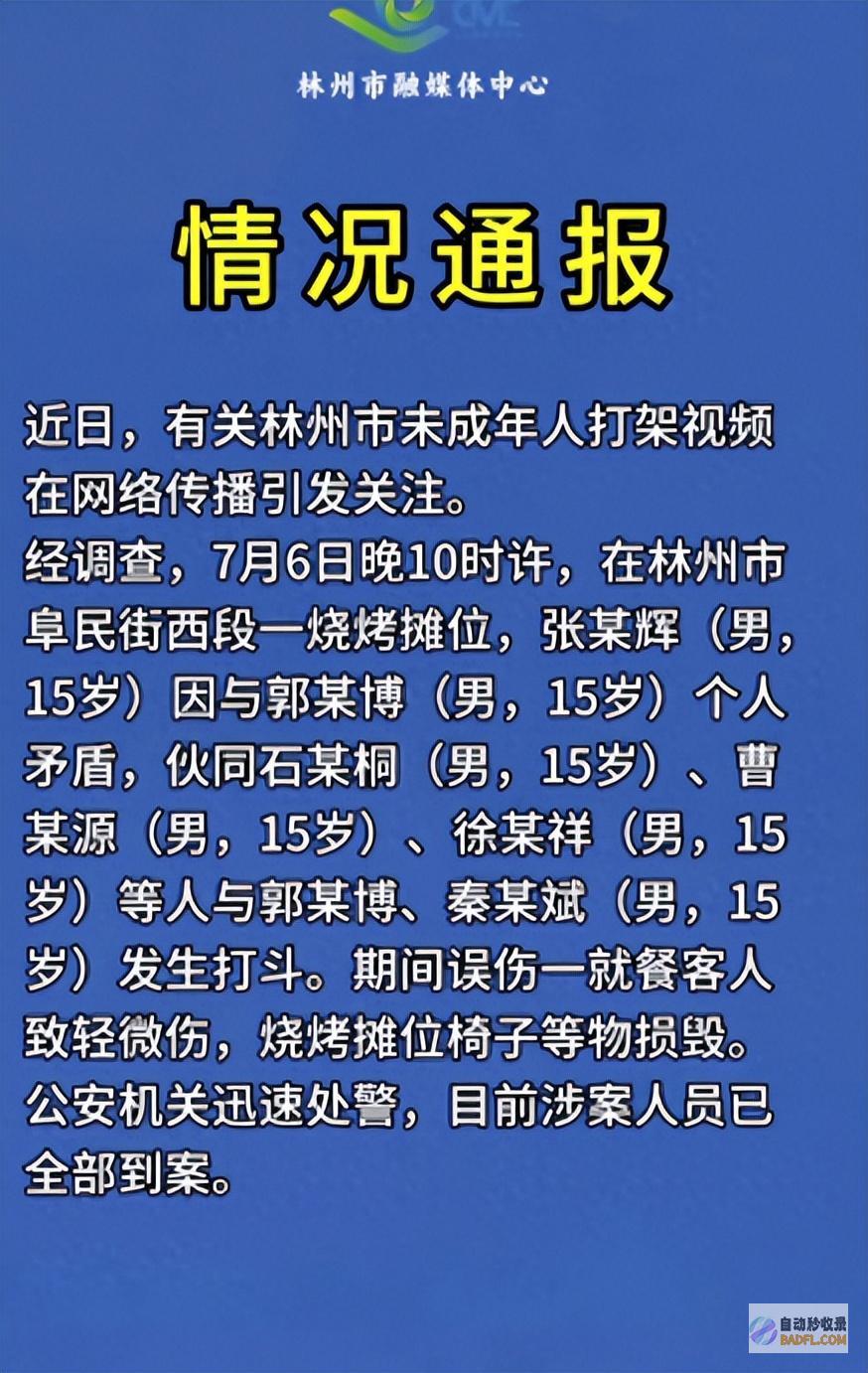 闹大河南一群青少年打砸宵夜摊后续通报已出都是