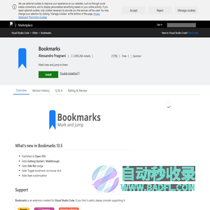 Bookmarks - Visual Studio Marketplace