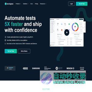 #1 Unified, Cloud-Based Test Automation Platform for QA Teams