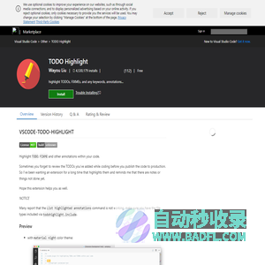 TODO Highlight - Visual Studio Marketplace