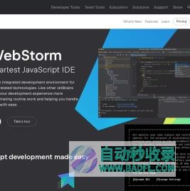 WebStorm: The Smartest JavaScript IDE, by JetBrains