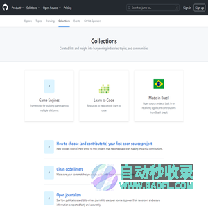 Collections · GitHub