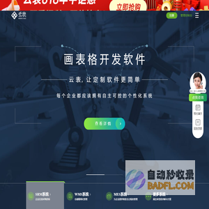 云表_无代码企业级应用搭建平台,轻松定制WMS,MES,进销存等