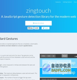 ZingTouch : A JavaScript gesture detection library for the modern web