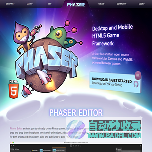 Phaser - A fast, fun and free open source HTML5 game framework - Phaser