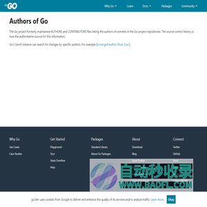 Authors of Go - The Go Programming Language