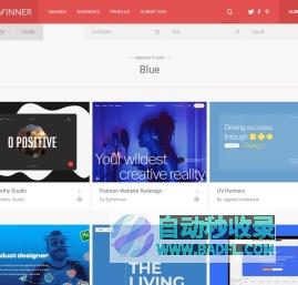 Blue Colour Website Inspirations - CSS Winner