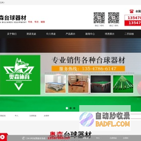 首页-奥森台球器材
