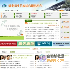 湖北招生信息综合服务平台（原湖北招生信息网）