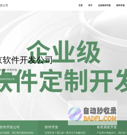 北京软件定制公司-开发外包