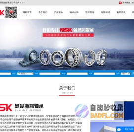 NSK轴承-SKF轴承-直线轴承-机床轴承-江苏恩爱斯凯轴承有限公司-江苏恩爱斯凯轴承有限公司是一家专业化的轴承销售公司，经销多家国内外知名品牌轴承及相 关维护产品。我公司总部坐落于全国轴承重要中转站及快速发展经济体的展示窗--无锡。依托江浙沪完善的经贸体系和强大的货物仓储便利的交通物流网，辐射华东逐步为全国各地的客户提供原厂原装保质量NSK轴承,SKF轴承,直线轴承,机床轴承产品。