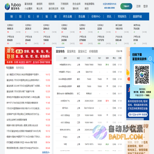 有色金属_富宝金属_有色金属现货_长江现货_南储现货_废旧金属_有色金属