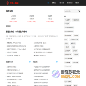 今日股市行情最新消息_明天股市走势预测_今日股市分析走势_炒股无忧网