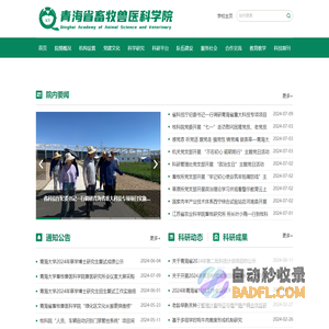 青海大学畜牧兽医科学院2024