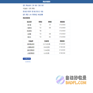 今日金价_黄金价格_黄金回收价格查询_今价网