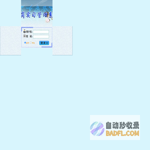 顶岗实习管理系统登录