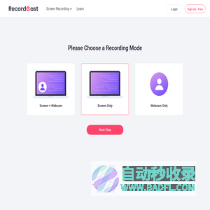 Free Online Screen Recorder - Record Screen with One-Click | RecordCast