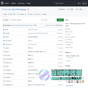 GitHub - Chuyu-Team/Dism-Multi-language: Dism++ Multi-language Support & BUG Report