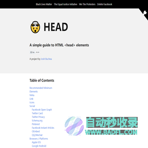 ? HEAD - A simple guide to HTML head elements