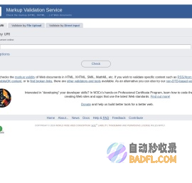 The W3C Markup Validation Service