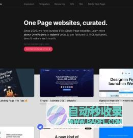 One Page Love - One Page Website Inspiration and Templates