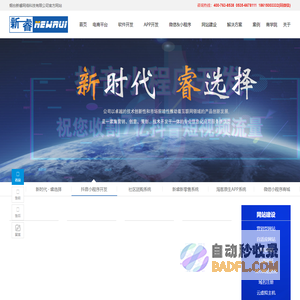 烟台软件开发公司_烟台APP开发公司_烟台微信小程序开发_新睿网络