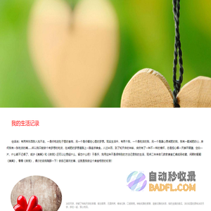 我的生活记录