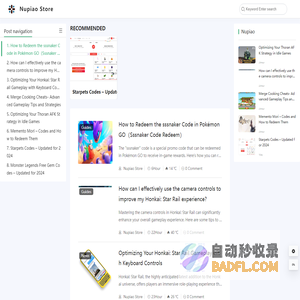Nupiao Store－Find Awesome Games And Apps