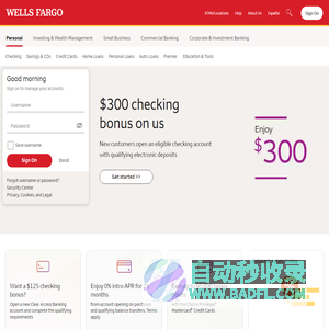 Wells Fargo Bank | Financial Services & Online Banking