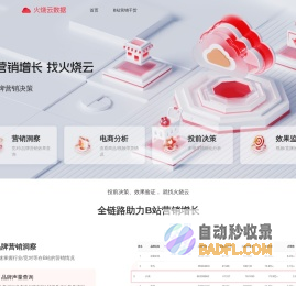 火烧云数据-B站数据分析平台-B站营销增长