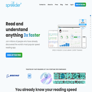 Spreeder - Speed Reading App & Software