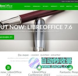 Home | LibreOffice - Free Office Suite - Based on OpenOffice - Compatible with Microsoft