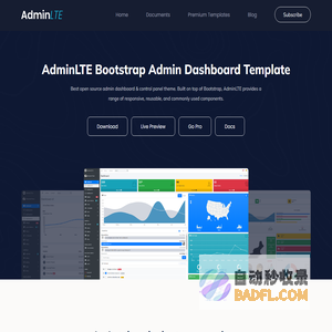 Free Bootstrap Admin Template - AdminLTE.IO