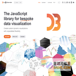 D3 by Observable | The JavaScript library for bespoke data visualization
