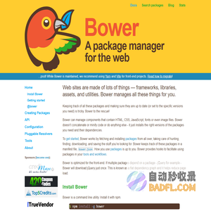 Bower — a package manager for the web