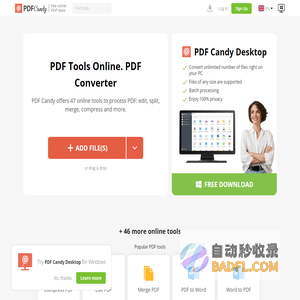 47 Free PDF Tools Online – PDF Candy