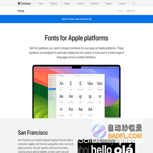 Fonts - Apple Developer