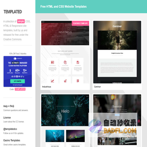 TEMPLATED - Free HTML and CSS Website Templates