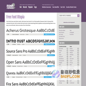 Free Fonts! Legit Free & Quality » Font Squirrel