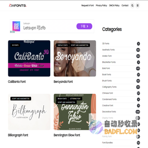FreeDaFonts - Download Fonts