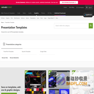 Presentation Templates from GraphicRiver