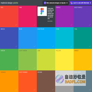 Material Design Color Palette Generator - Material Palette
