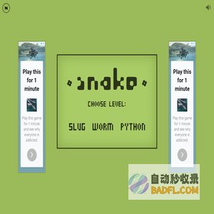 Snake - Play the retro Snake game online for free