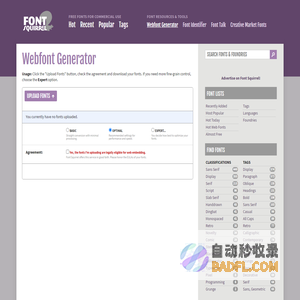 Create Your Own @font-face Kits » Font Squirrel