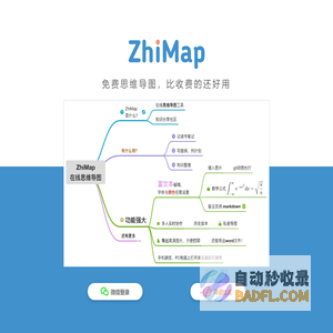 ZhiMap - 在线思维导图、电脑与手机微信里都能作图