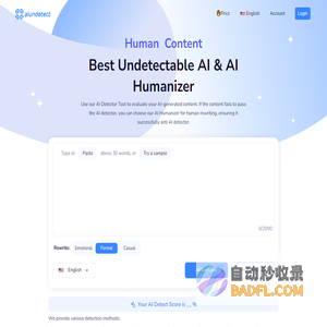 AI Undetect: Undetectable AI, AI Humanizer, Anti AI Detector