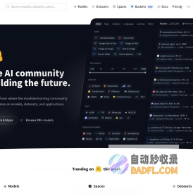 Hugging Face – The AI community building the future.