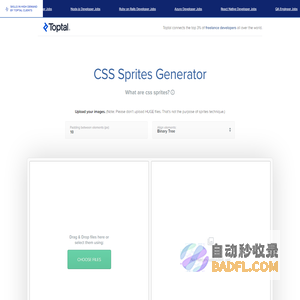 CSS Sprites Generator Tool | Toptal®